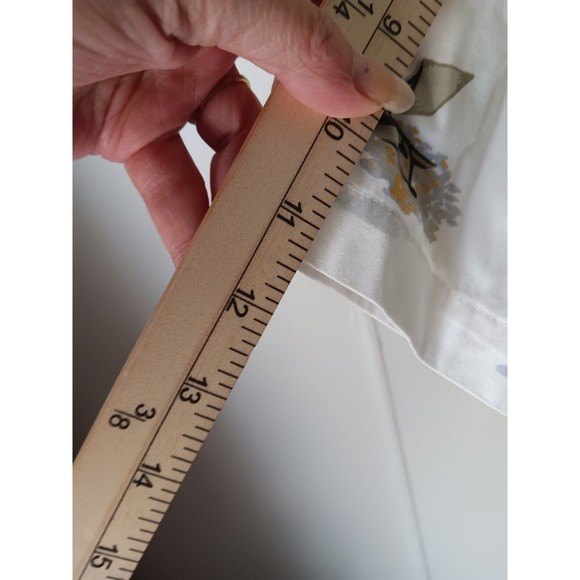 Michael Austin Mens Hawaiian Shirt XL Cotton Short Sleeve Pam Trees Cream - Picture 12 of 15